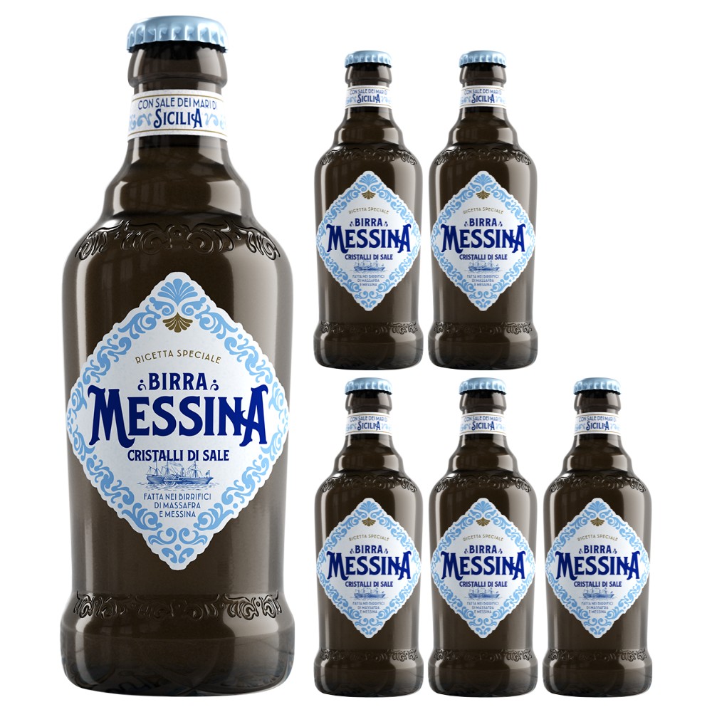 Birra Messina Cristalli di Sale Ricetta Speciale 6 Bottiglie da 50
