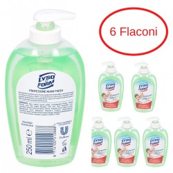 Lyso Form Detergente Protezioni mani Fresh confezione 6 flaconi da 250 Ml