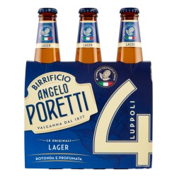 Birrificio Angelo Poretti Birra 4 Luppoli L'Originale Confezione 3x33 cl
