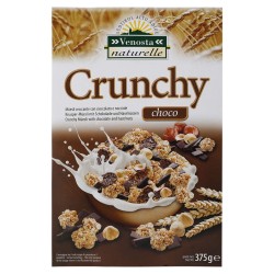 Venosta Naturelle Crunchy Choco Con Cioccolato e Nocciole Confezione 375 grammi