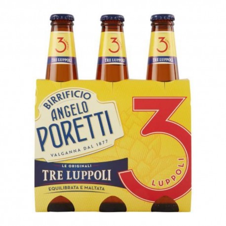 Birrificio Angelo Poretti Birra 3 Luppoli Confezione 3x33 cl