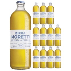 Birra Moretti Filtrata a Freddo 12 Bottiglie da 55 cl