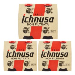 Ichnusa Birra Non Filtrata Confezione Bottiglie 12x20 cl