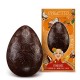 Vialetto Uovo di Pasqua Cioccolato Fondente all’Arancia e Mandorle Salate 300 grammi 