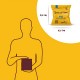 Sano e Sazio Spezza Fame Snack Proteico Biologico Gusto Natural Box pezzi 8 x 30 grammi