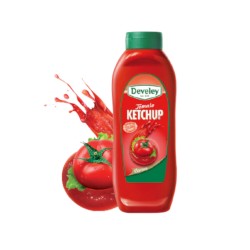 Develey Ketchup Tomato Classico Squeeze Condimento da 875 Millilitri