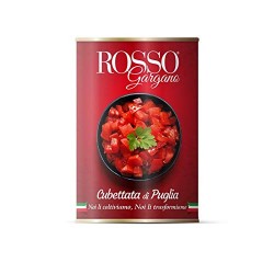 Rosso Gargano Cubettata Di Pomodoro Da Pomodori 100% Italiani 6 Barattoli 2500 Gr ammi