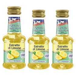 Paneangeli Estratto di Limone Per Dolci 3 Bottigliette da 35 ml