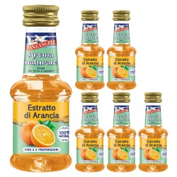Paneangeli Estratto di Arancia Per Dolci 6 Bottigliette da 35 ml