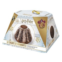 Paluani - Pandoro Harry Potter delle Casate di Hogwarts, Ricoperto di Cioccolato e Granella di Zucchero - 600 gr