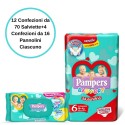 Pampers Baby Fresh Salviette 12 Confezioni + Baby Dry 6 Mutandino 4 Conf.