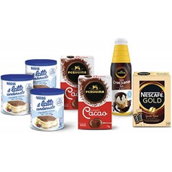 Nestlé Kit per Dolci e Gelati Fatti in Casa, 3 Confezioni Il Latte Condensato Nestlé 397g, 2 di Cacao Amaro Perugina 75g, Sals