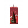 VIALETTO Albero Fondente | Albero di Natale al Cioccolato Fondente | Decorato a Mano | Confezione da 350 grammi