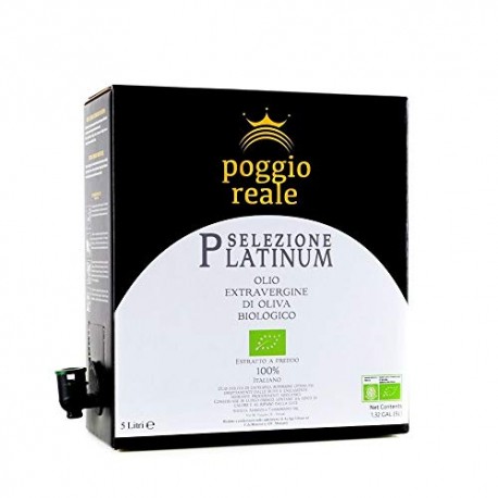 Poggio Reale Olio Extravergine di Oliva Platinum Bag in Box Litri 5