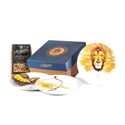 La Molisana, Gift Box Set 3 piatti a tema Segni di Fuoco, Piatti in ceramica - Edizione Limitata