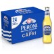 Peroni Nastro Azzurro Stile Capri Birra Confezione Cassa 24 Bottiglie da 33 cl