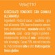 Vialetto Uovo di Pasqua Cioccolato Fondente all’Arancia e Mandorle Salate 300 grammi 