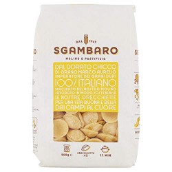 Pasta Sgambaro - Orecchiette N. 42 - 100% grano duro italiano - 500 gr