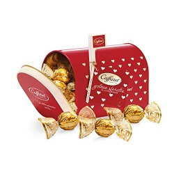 Caffarel Regalo di San Valentino, Cioccolatini Dentro Buca delle Lettere in Metallo, 130g