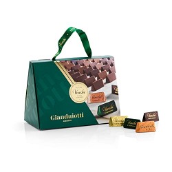 Venchi Borsina Gianduiotti - Confezione Regalo - con Nocciole Piemonte IGP - Senza Glutine - 150 gr