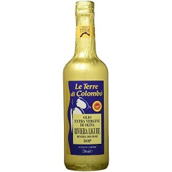 Le Terre di Colombo - DOP Riviera Ligure, olio extravergine d'oliva, bottiglia dorata, 0,75 litri