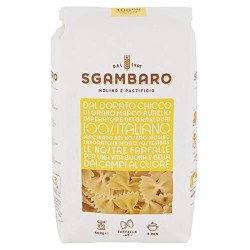 Pasta Sgambaro - Farfalle N. 65 - 100% grano duro italiano - 500 gr