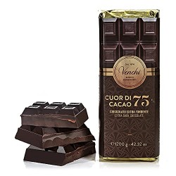 Blocco Cuor di Cacao 75%, 1.2kg - Cioccolato Extra Fondente - Senza Glutine, 1.2kg - Cioccolato Extra Fondente - Senza Glutine