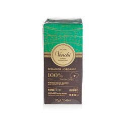 Venchi Selezione Tavolette Le Origini Ecuador Bio -70%, 85%, 100% Cocoa - Cioccolato Monorigine - Set Di 6 - Senza Glutine - 420