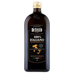 100% Italian De Cecco Extra Virgin Olive Oil 1 Liter