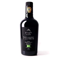 Poggio Reale Olio Extravergine di Oliva Platinum Bottiglia Black Litri 0,500