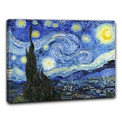  Quadro Notte Stellata di Van Gogh  Falso d'Autore Stampa su Tela