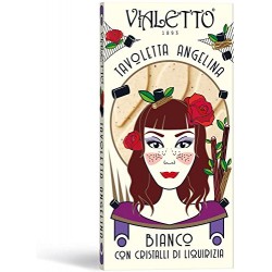 VIALETTO Tavoletta Angelina | Con Cristalli Di Liquirizia | Tavoletta da 90 grammi