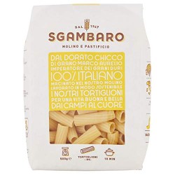 Pasta Sgambaro - Tortiglioni N. 89 - 100% grano duro italiano - 500 gr